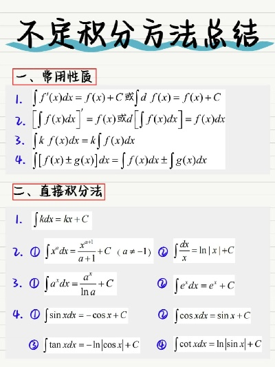 如何计算积分？积分计算方法详解