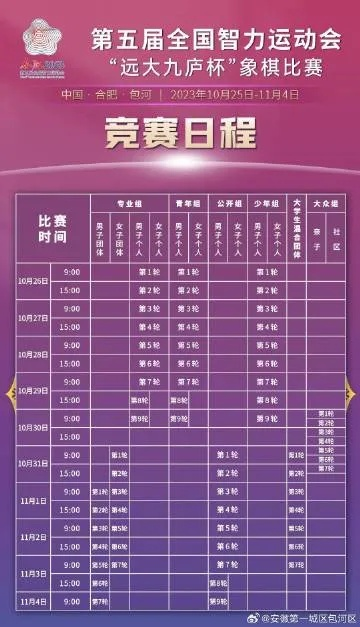 亚运会象棋比赛时间表公布，中国队实力如何？-第2张图片-www.211178.com_果博福布斯